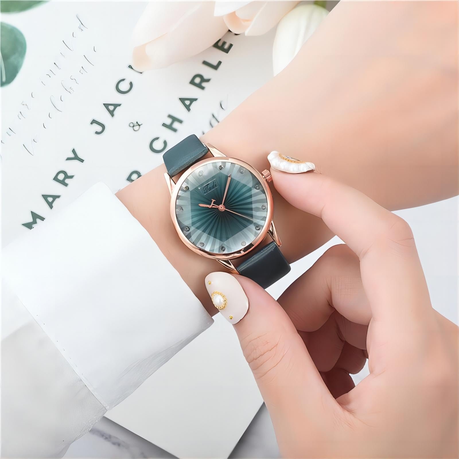 Жіночий годинник Basfur Dress Fe-Montre-071-07, коричневий, Modern, фото №2