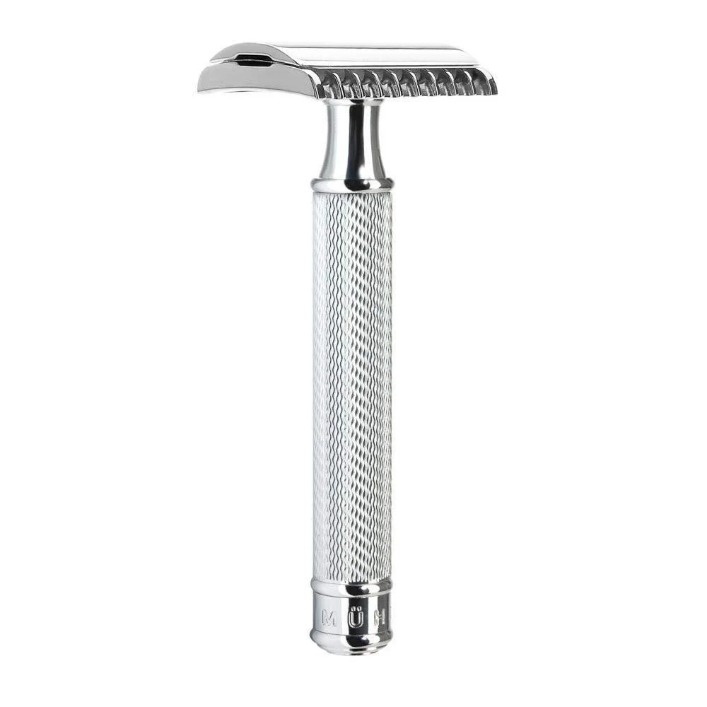 Набор для бритья MÜHLE Traditional Silver Tip Badger барсучий ворс открытый гребень хром, фото №2 Набор для бритья MÜHLE Traditional Silver Tip Badger барсучий ворс открытый гребень хром, фото №2