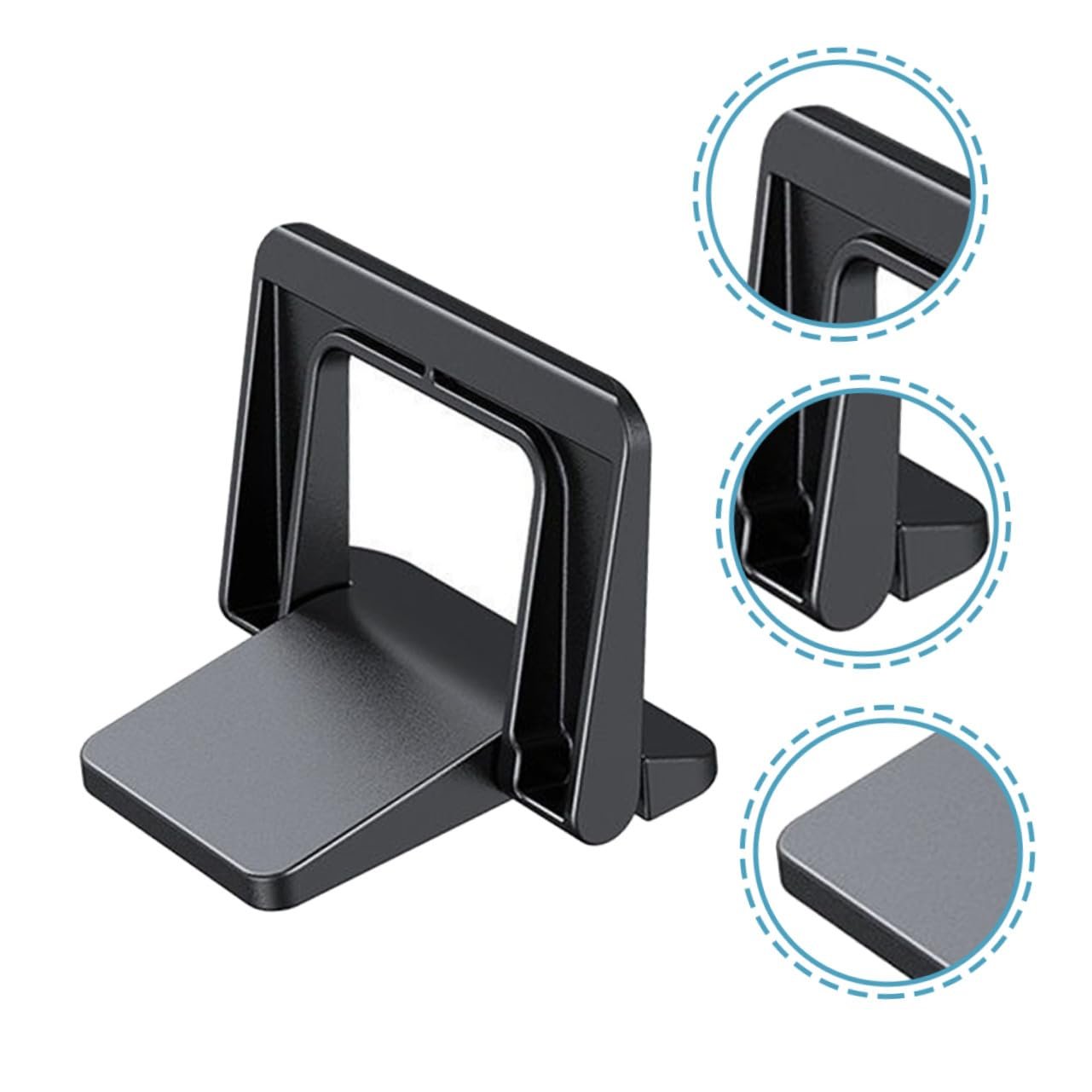 Підставка для ноутбука SOIMISS Розкладний Ергономічний PC Матеріал Чорний, фото №6 Підставка для ноутбука SOIMISS Розкладний Ергономічний PC Матеріал Чорний, фото №6