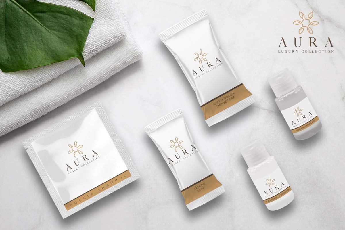 Набір шампуню-гелю для душу Argan White 100 шт по 10 мл, фото №5