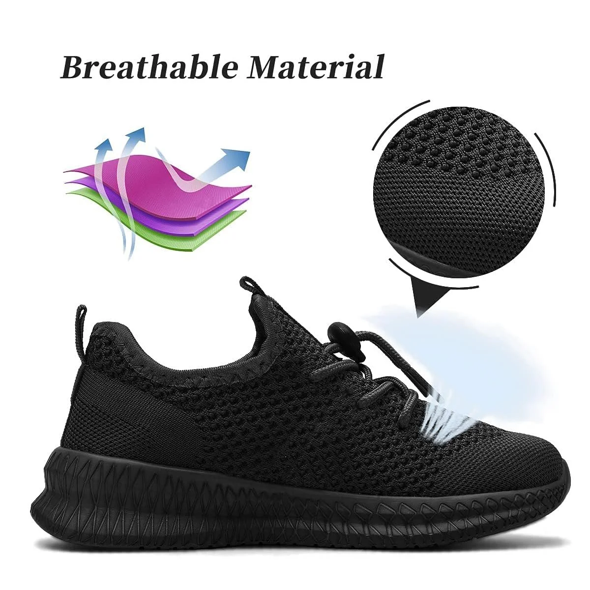 Детские дышащие теннисные кроссовки для ходьбы для мальчиков и девочек, легкие нескользящие повседневные спортивные школьные туфли для бега, фото №2