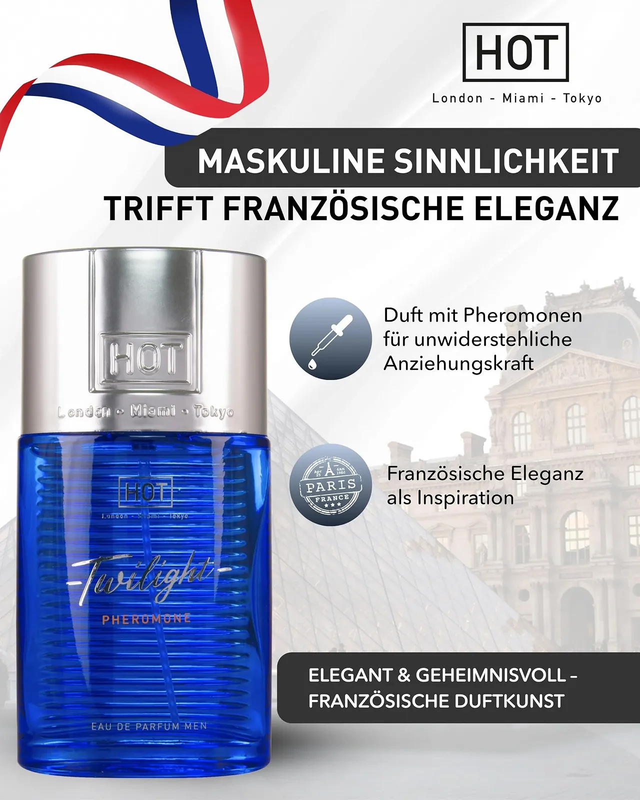 Парфюмированная вода HOT Twilight Pheromone 50 мл, фото №2 Парфюмированная вода HOT Twilight Pheromone 50 мл, фото №2