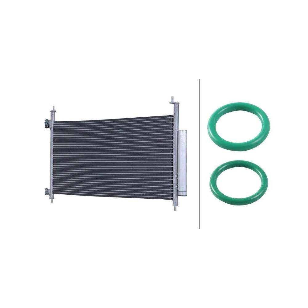 Конденсатор кондиціонера HELLA 8FC 366 220-781, фото №1 Конденсатор кондиціонера HELLA 8FC 366 220-781, фото №1