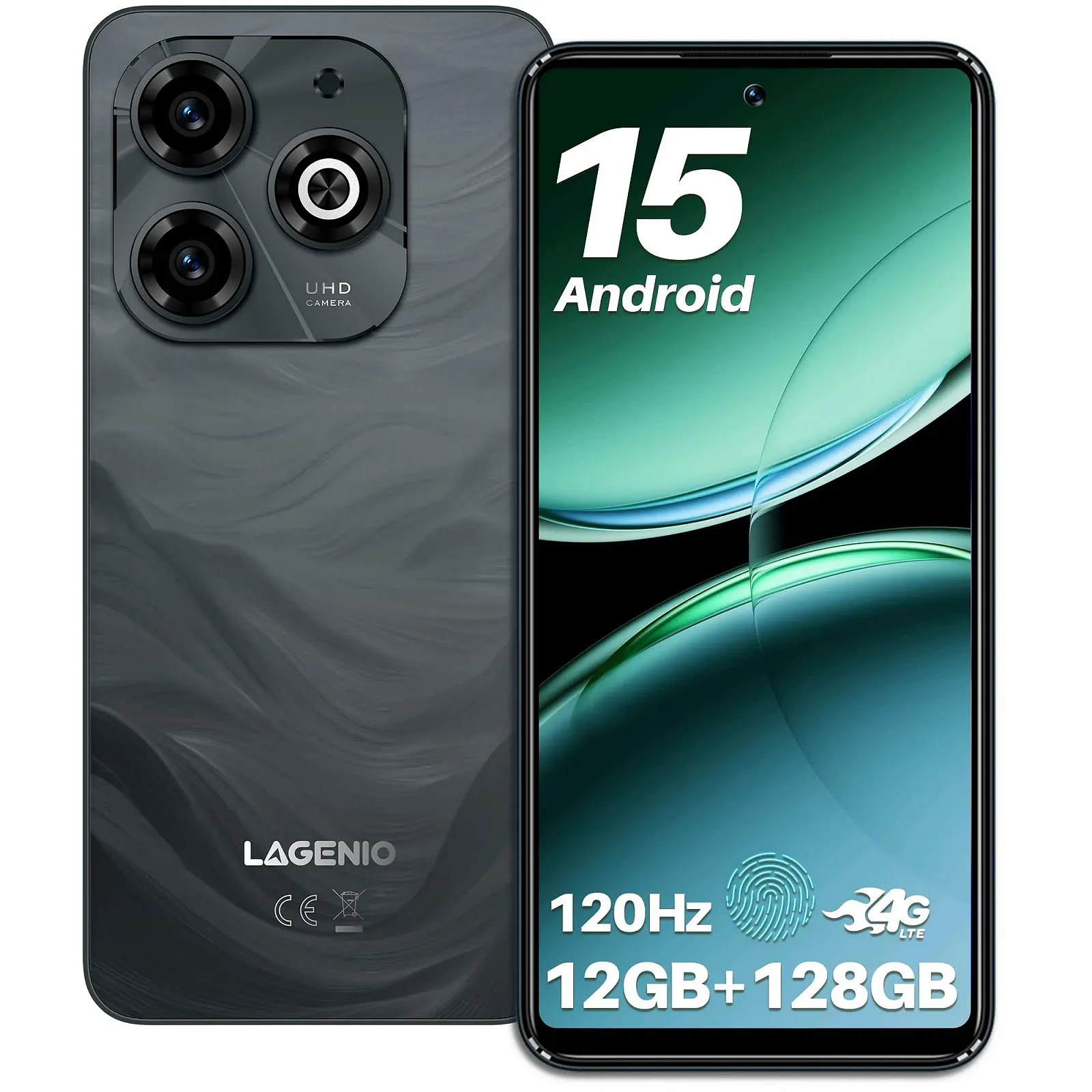 Смартфон LAGENIO A11 12/128GB 6.7" 120 Гц 5150 мАч Grey, фото №1