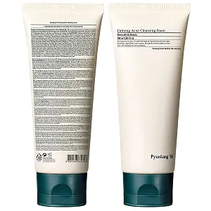 Очищающая пенка Pyunkang Yul Soothing Acne, для умывания с низким pH с гамамелисом AHA для контроля жирности Cica, экстракт чайного дерева быстрое пополнение влаги 3.3 synthetic.ua - Фото 1