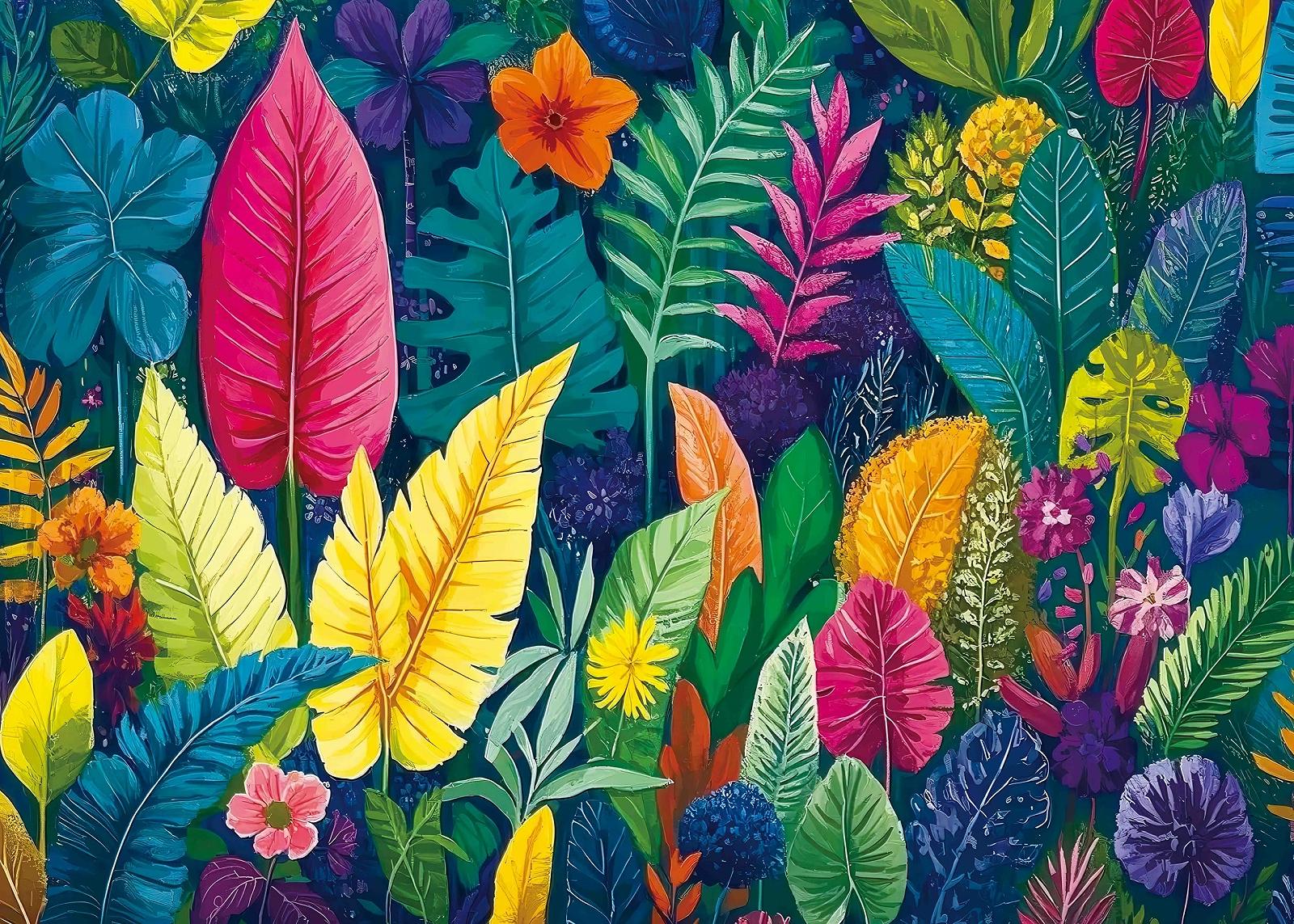 Пазл Hykmy Colourful Jungle 1000 елементів 70 x 50 см, фото №1