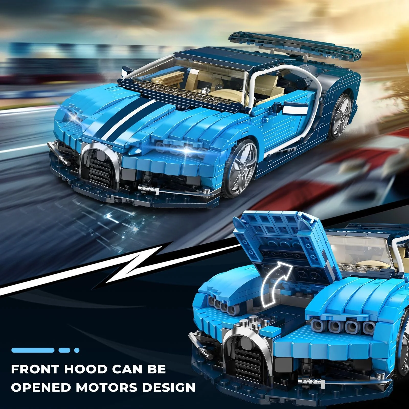 Конструктор Mould King Hypersport Car Series 10111, фото №5