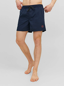 Шорти для плавання JPSTFIJI JJSWIM SOLID SN LY 12225961-Navy Blazer Jack&Jones Темно-синій 2XL - Фото 1