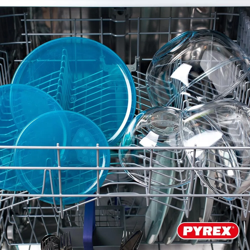 Набор мисок для смешивания Pyrex из боросиликатного стекла из 5 шт. с крышками, фото №8 Набор мисок для смешивания Pyrex из боросиликатного стекла из 5 шт. с крышками, фото №8
