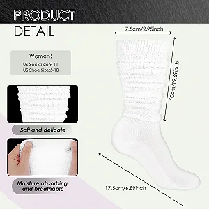 Шкарпетки Ouligay, 2 пари, чорний/білий, XXL synthetic.ua - Фото 1