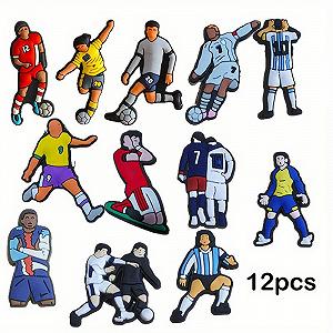 Джибитсы футбол football спорт 12 шт аксессуары крокс украшение synthetic.ua - Фото 1