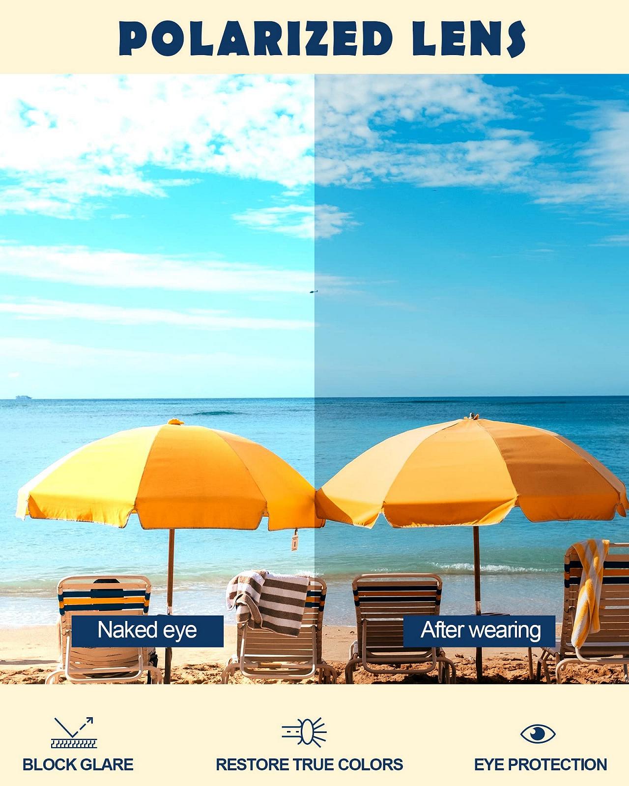 Сонцезахисні окуляри Жіночі FIMILU F7295 Поляризовані Градієнтні лінзи UV400 Захист Ретро Стиль, фото №6 Сонцезахисні окуляри Жіночі FIMILU F7295 Поляризовані Градієнтні лінзи UV400 Захист Ретро Стиль, фото №6