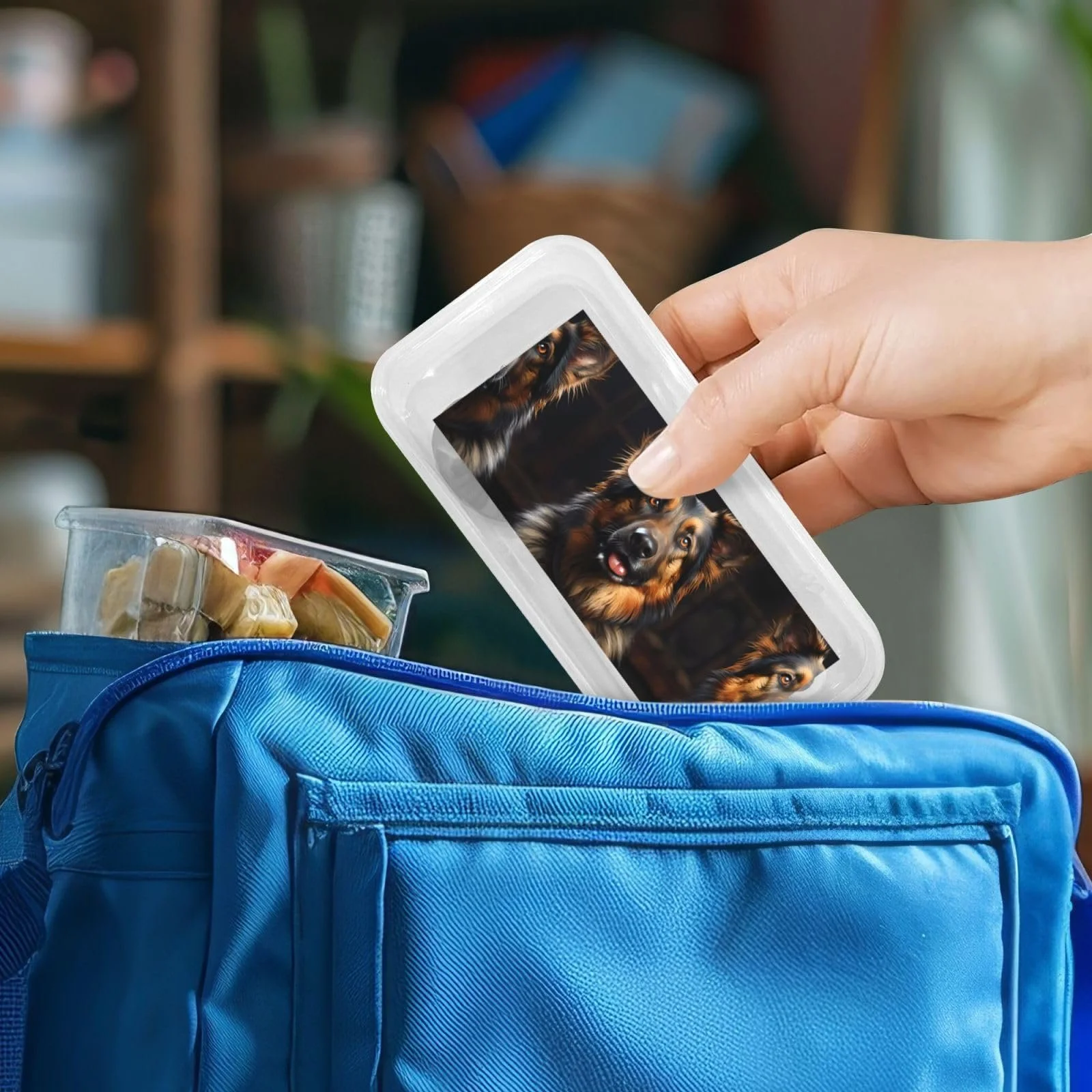 Набір дитячих столових приборів з трьох предметів з принтом німецької вівчарки, багаторазовий, фото №7 Набір дитячих столових приборів з трьох предметів з принтом німецької вівчарки, багаторазовий, фото №7