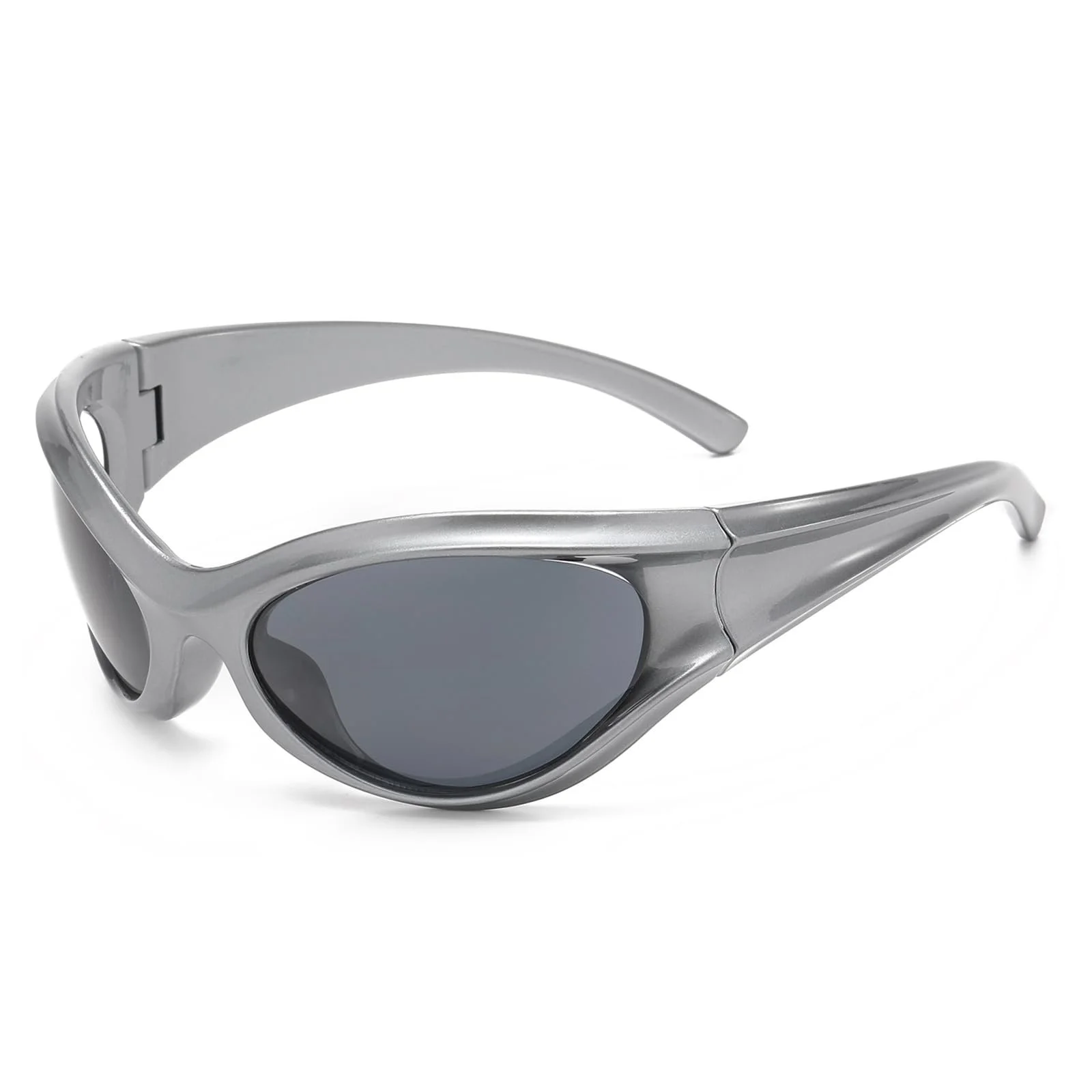 Футуристичні сонцезахисні окуляри y2k для чоловіків і жінок LJCZKA, вінтажні, захист UV400, фото №1