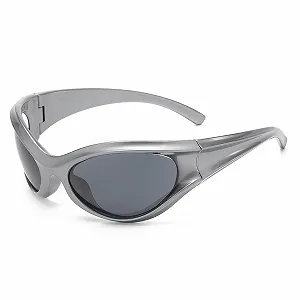 Футуристичні сонцезахисні окуляри y2k для чоловіків і жінок LJCZKA, вінтажні, захист UV400 - Фото 1