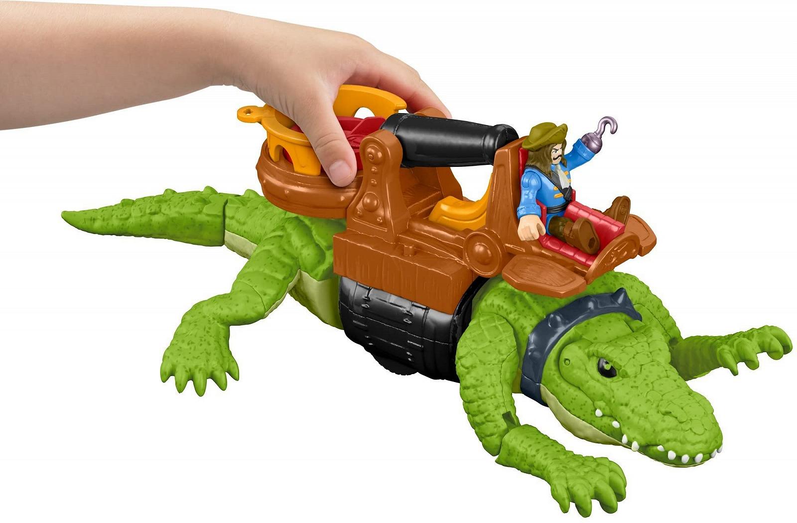 Фигурка Fisher-Price Imaginext Шагающий Крокодил, фото №3