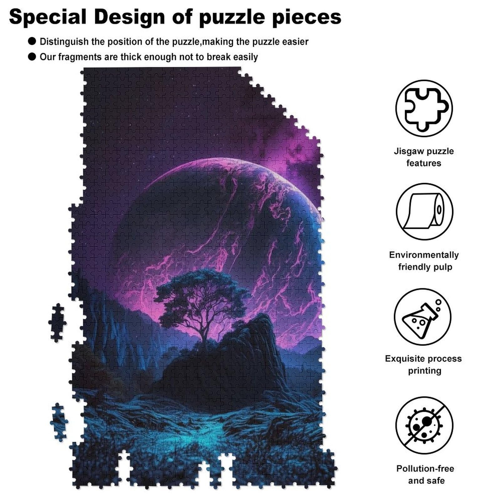 Пазл Neon Planet 1000 елементів 78 x 53 см, фото №5