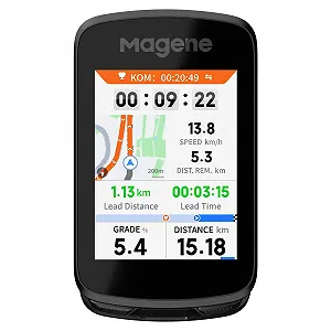 Велокомпьютер Magene C606 Pro GPS 2.8 дюйма цветной сенсорный экран ClimbPro Navigation Bluetooth ANT+ WiFi - Фото 1