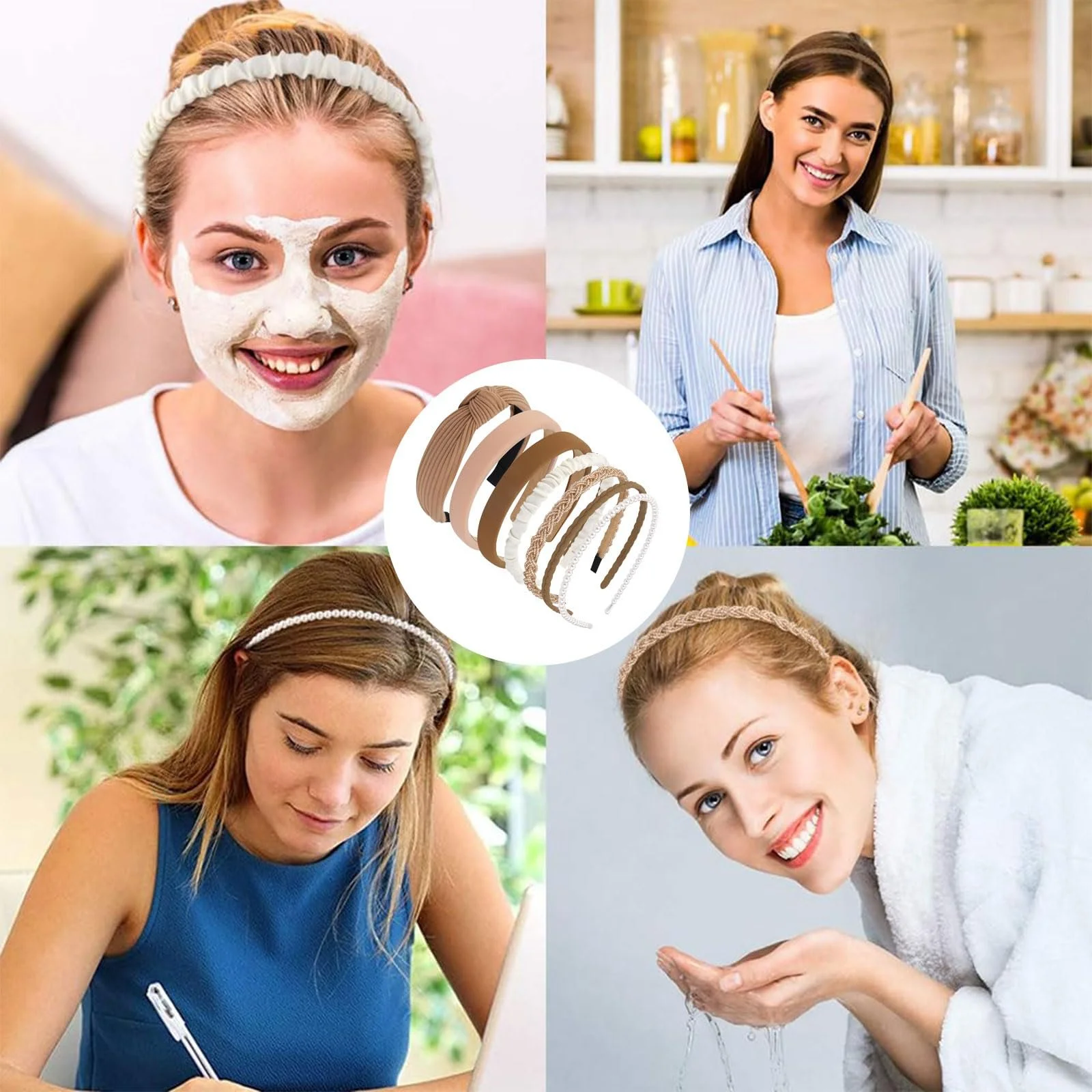 Набір жіночих обручів на голову, фото №5