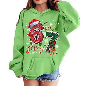 Пуловер з принтами, теплий підлітковий - Фото 1