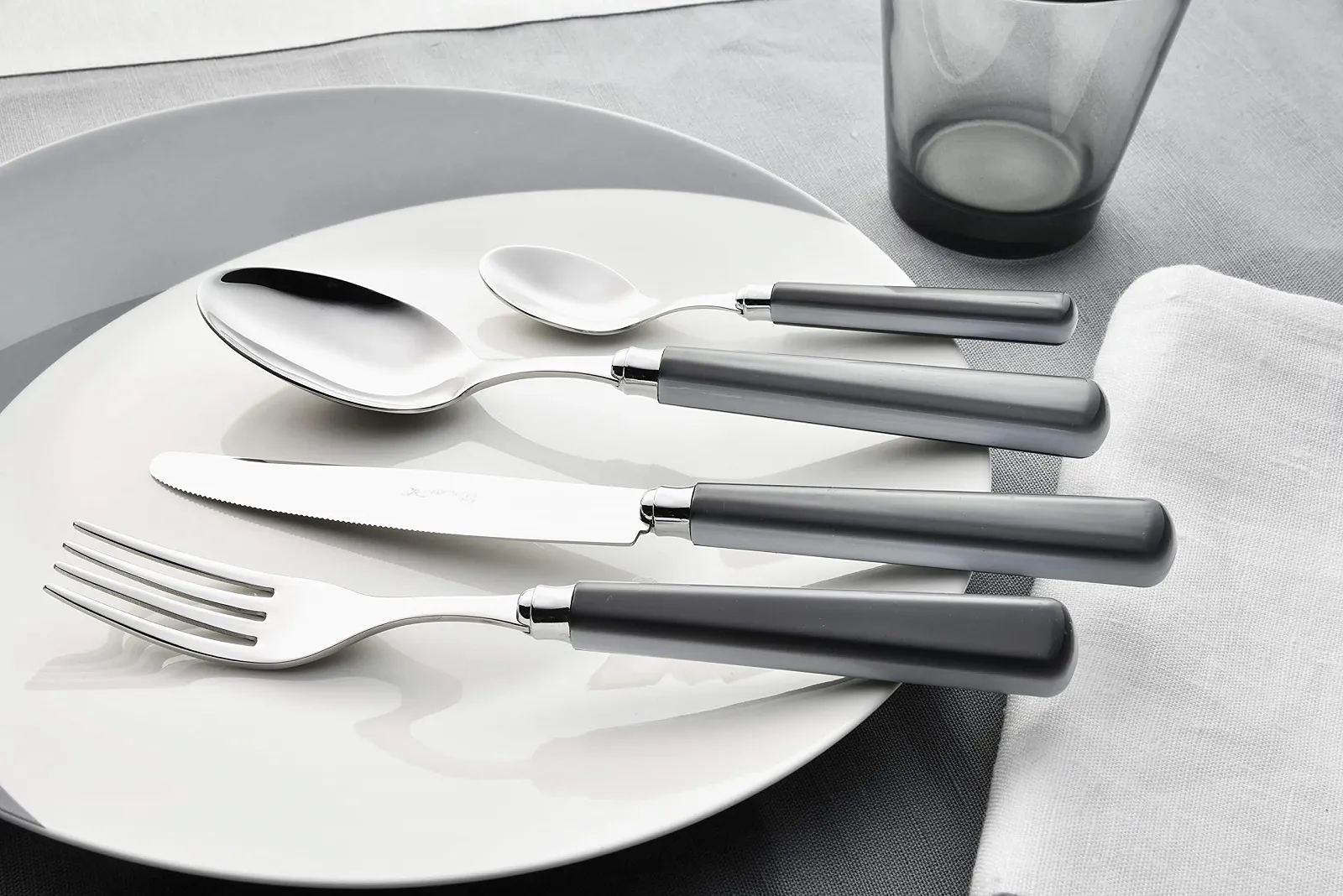 Набор столовых приборов EME POSATERIE AETS24CA/432, нержавеющая сталь 18/10, акрил, ABS, фото №2