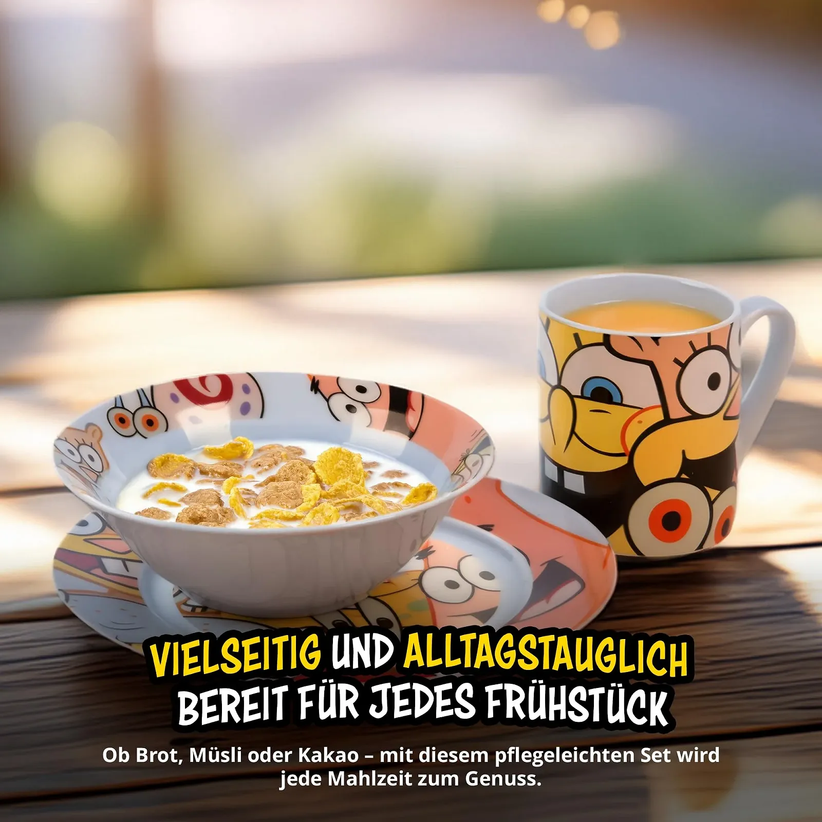 Набор для завтрака United Labels Spongebob Squarepants Детский, фото №3