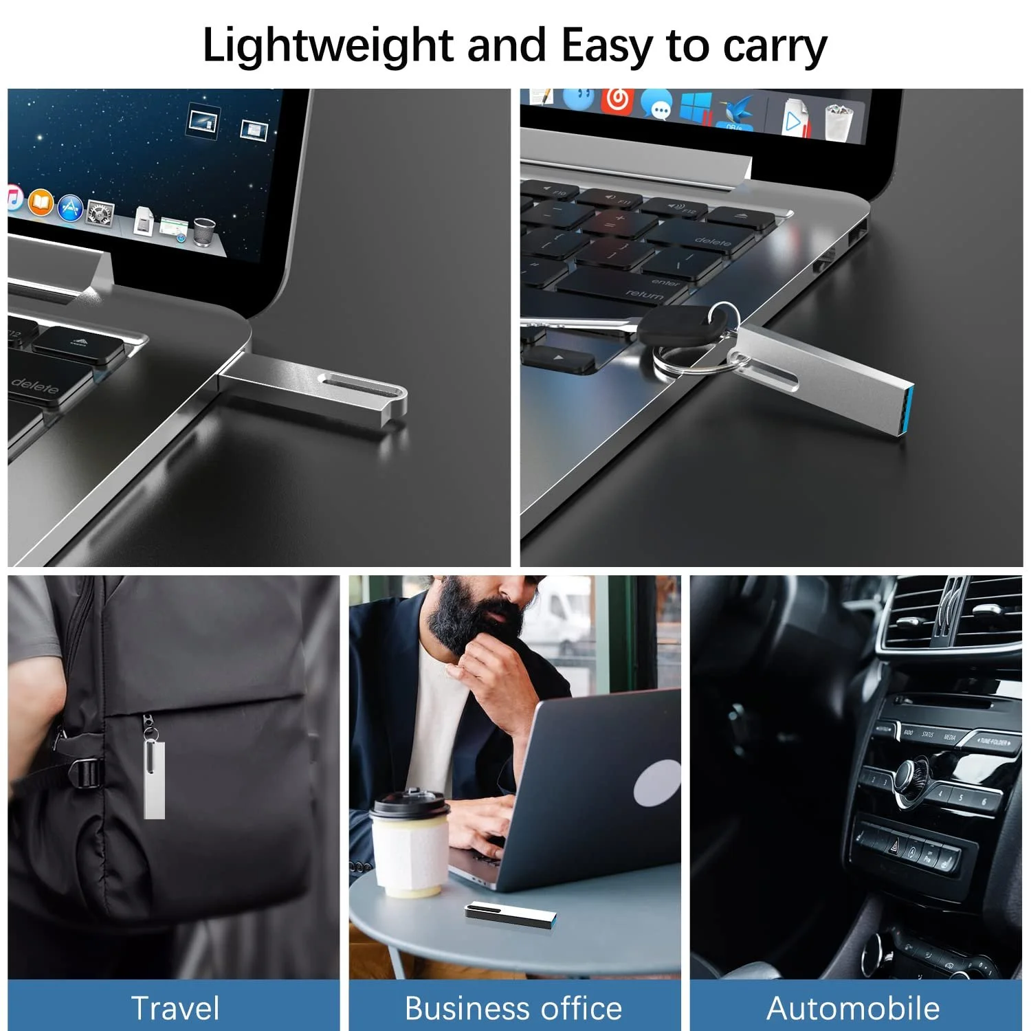 USB-накопичувачі KOOTION 32GB 5 шт. Сріблястий, фото №3 USB-накопичувачі KOOTION 32GB 5 шт. Сріблястий, фото №3