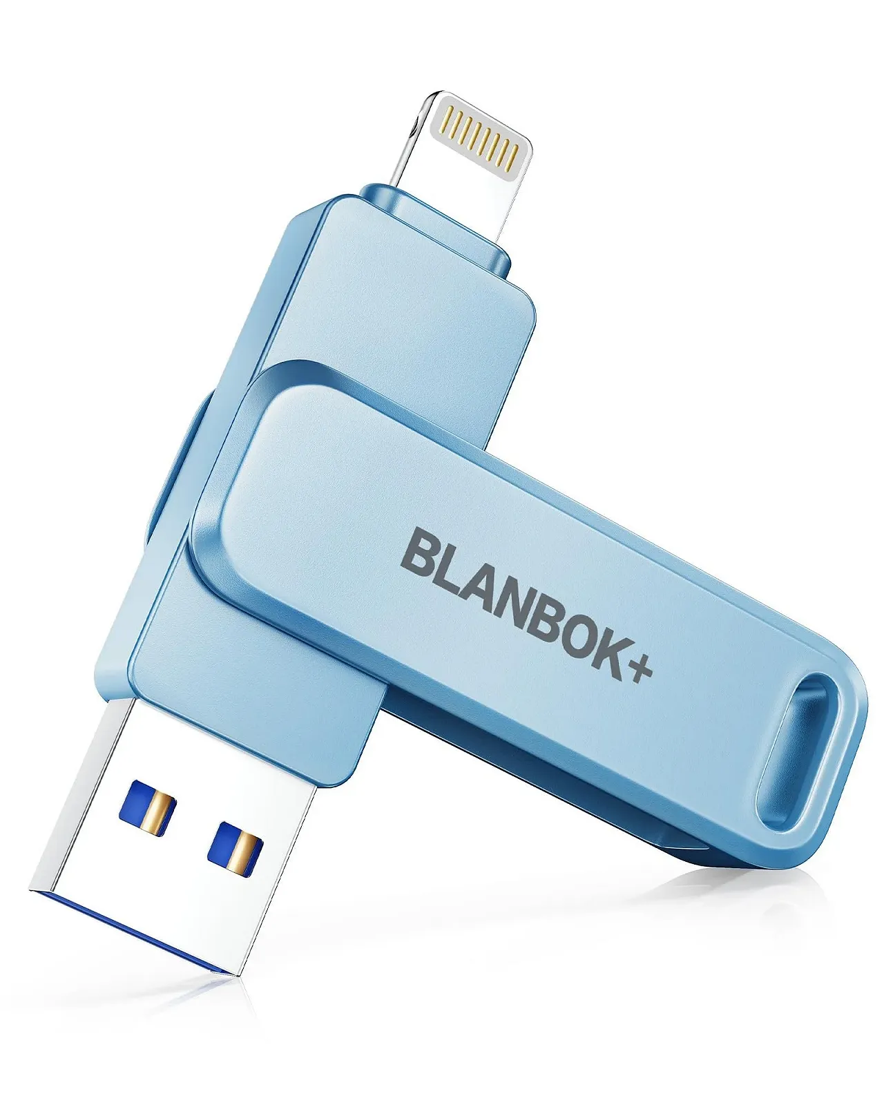Flash Drive Apple MFi Certified 3-in-1 Lightning/USB/Type-C 256 GB Blue, фото №1 Flash Drive Apple MFi Certified 3-in-1 Lightning/USB/Type-C 256 GB Blue, фото №1