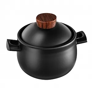 Кастрюля жаростойкая большая с крышкой для газовой плиты - Фото 1