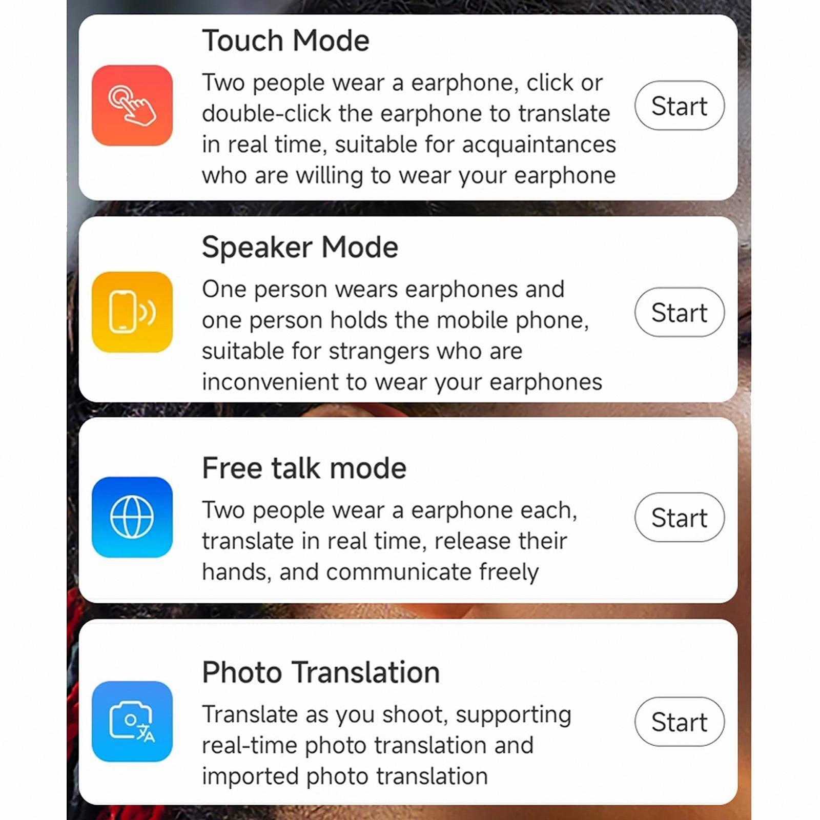 Наушники-переводчики Белый, фото №4