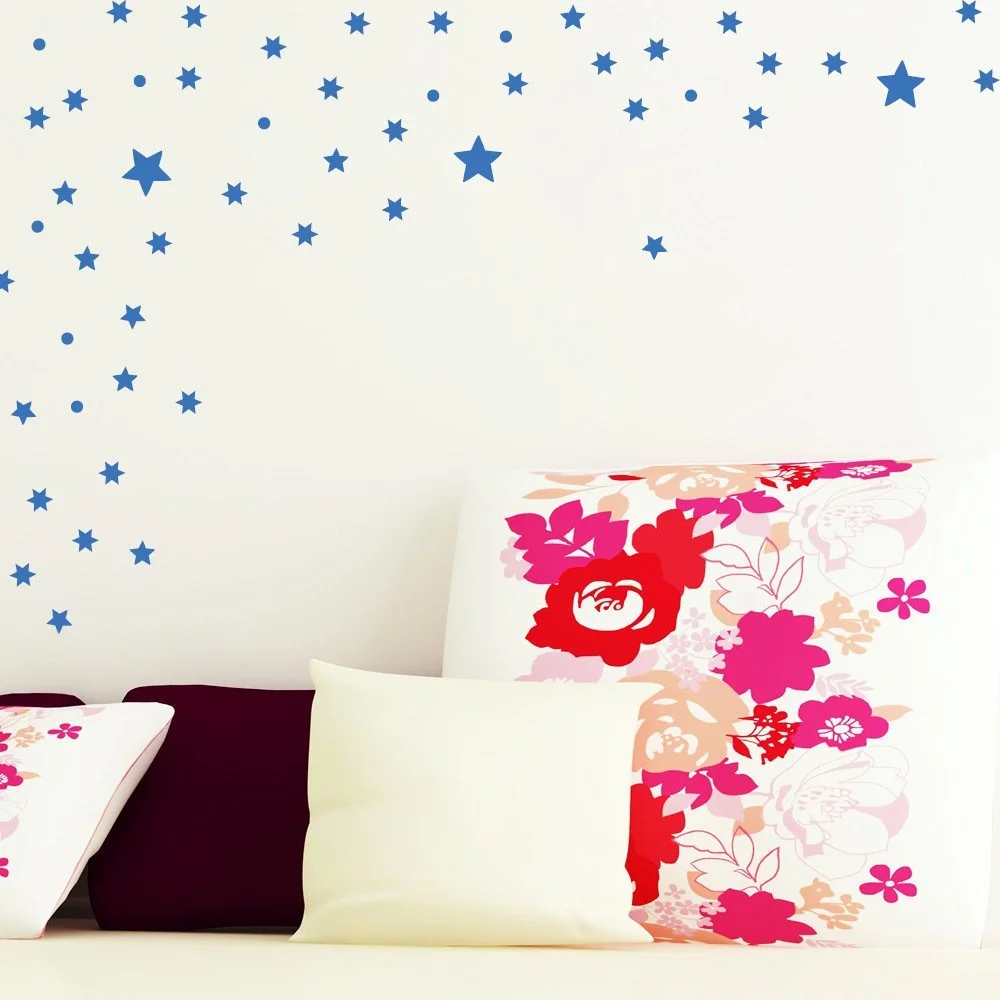 Наклейка на стену Wall Tattoo Loft Little Stars Набор из 53 шт. Белый, фото №5