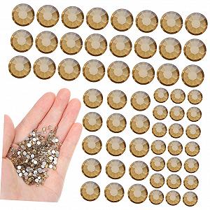 Стразы для ногтей DIY, 4320 штук, цвет стекло - Фото 1