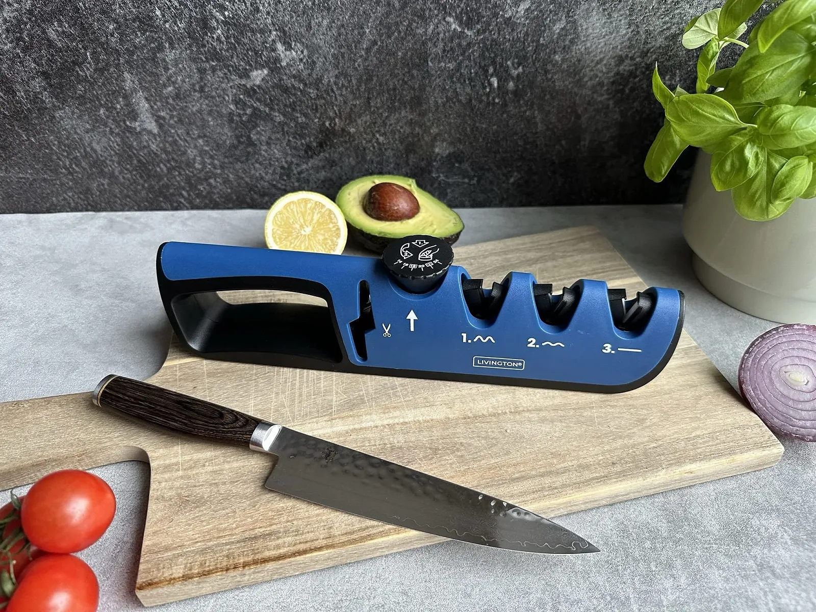 Точило для ножів Livington Blade Star 3-рівнева регульована, фото №2