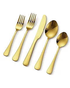 Набір столових приборів VEVOR на 12 персон, 60 предметів, з харчової нержавіючої сталі - Фото 1
