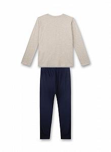 Пижама Sanetta Длинная Бежевый synthetic.ua - Фото 1