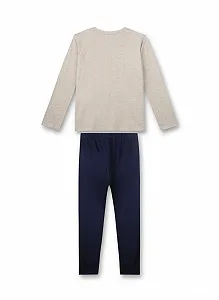 Піжама Sanetta Довга Бежевий synthetic.ua - Фото 1