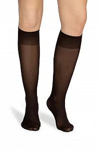 Женские гольфы looksy 60 Denier, один размер, теплые чулки для высоких сапог, непрозрачные synthetic.ua - Фото 1