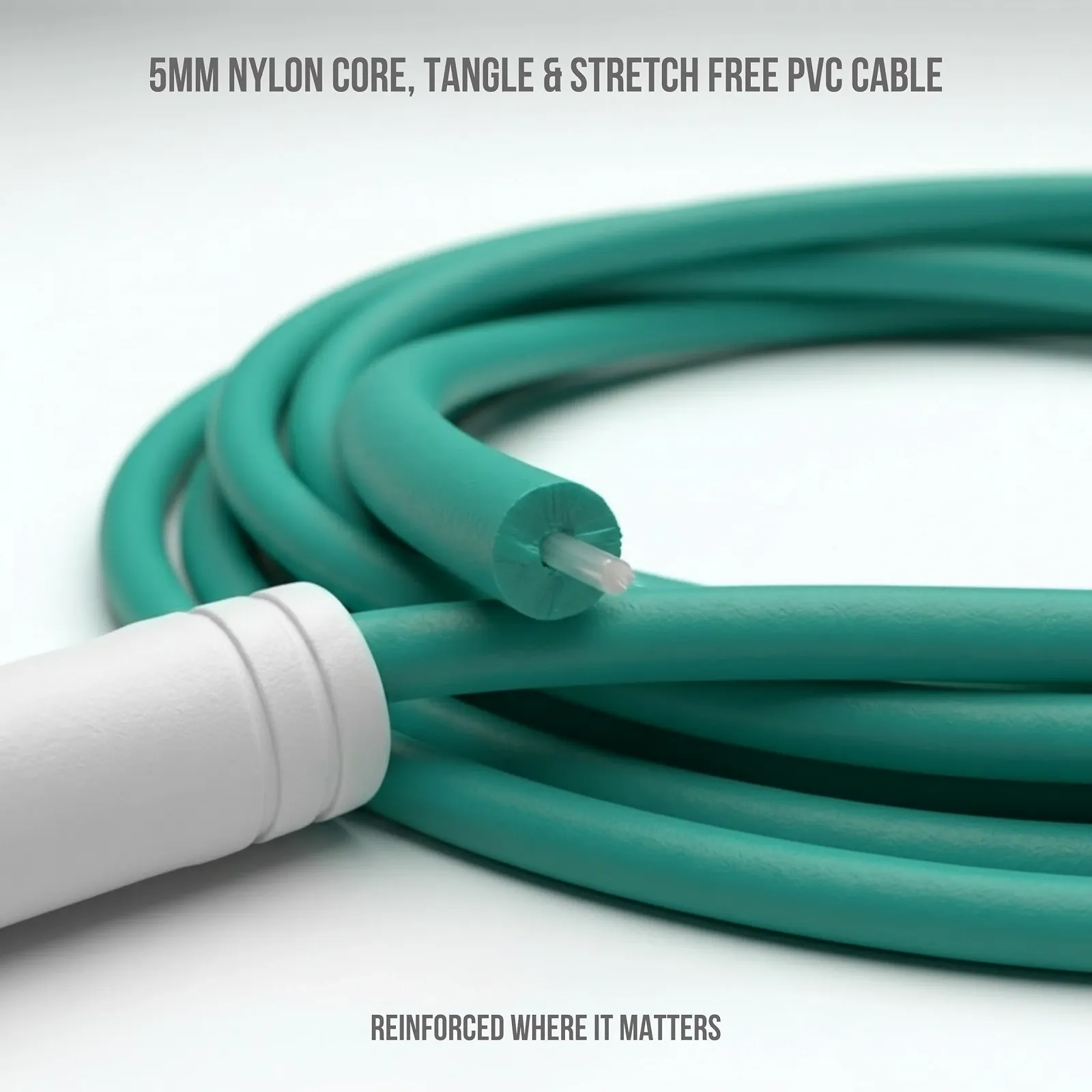 Швидкісна скакалка Elevate Speed Rope MAX ПВХ нейлоновий сердечник 5 мм 3 м, фото №5 Швидкісна скакалка Elevate Speed Rope MAX ПВХ нейлоновий сердечник 5 мм 3 м, фото №5