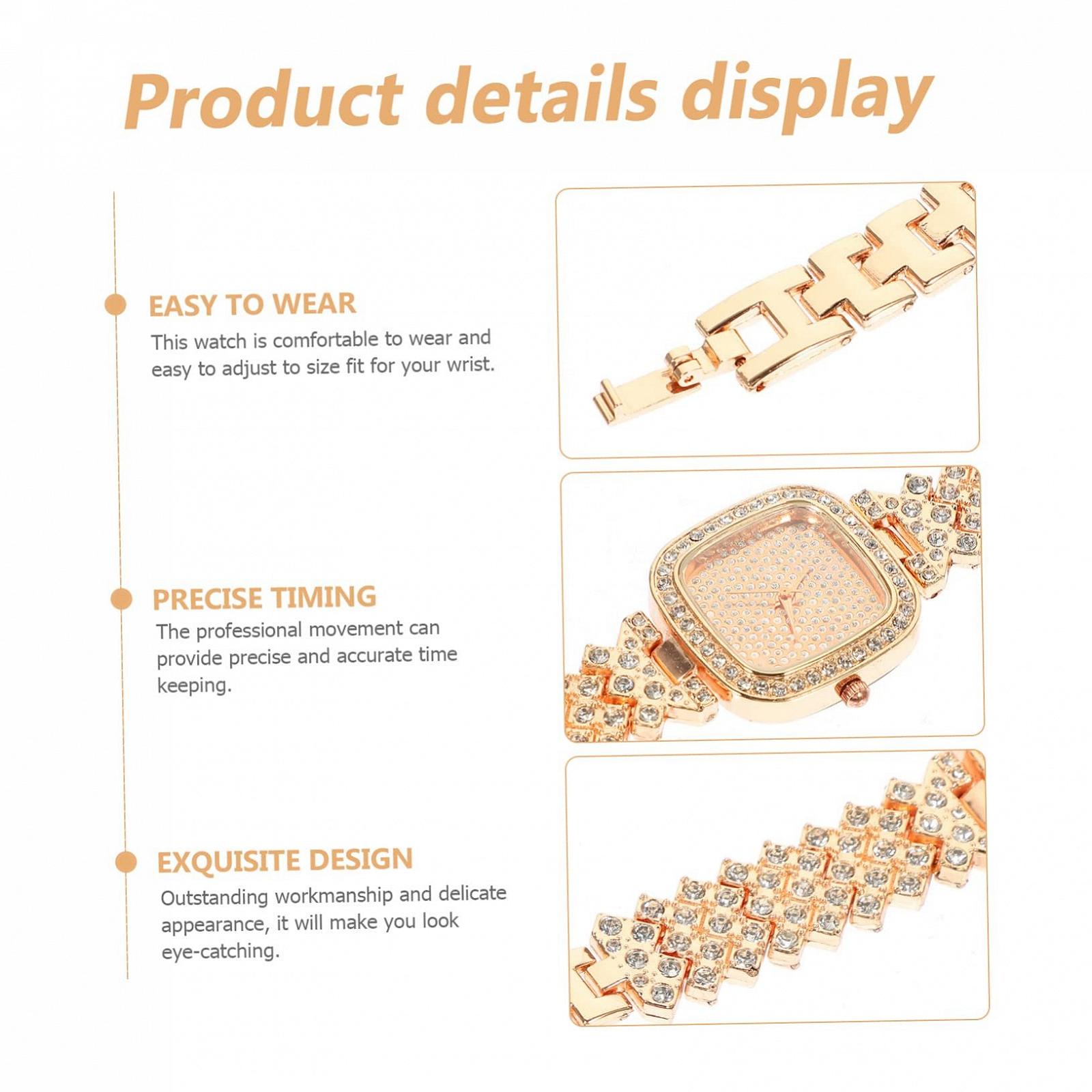 Женские часы LIFKOME Diamond, украшенные стразами, серебристые, фото №9