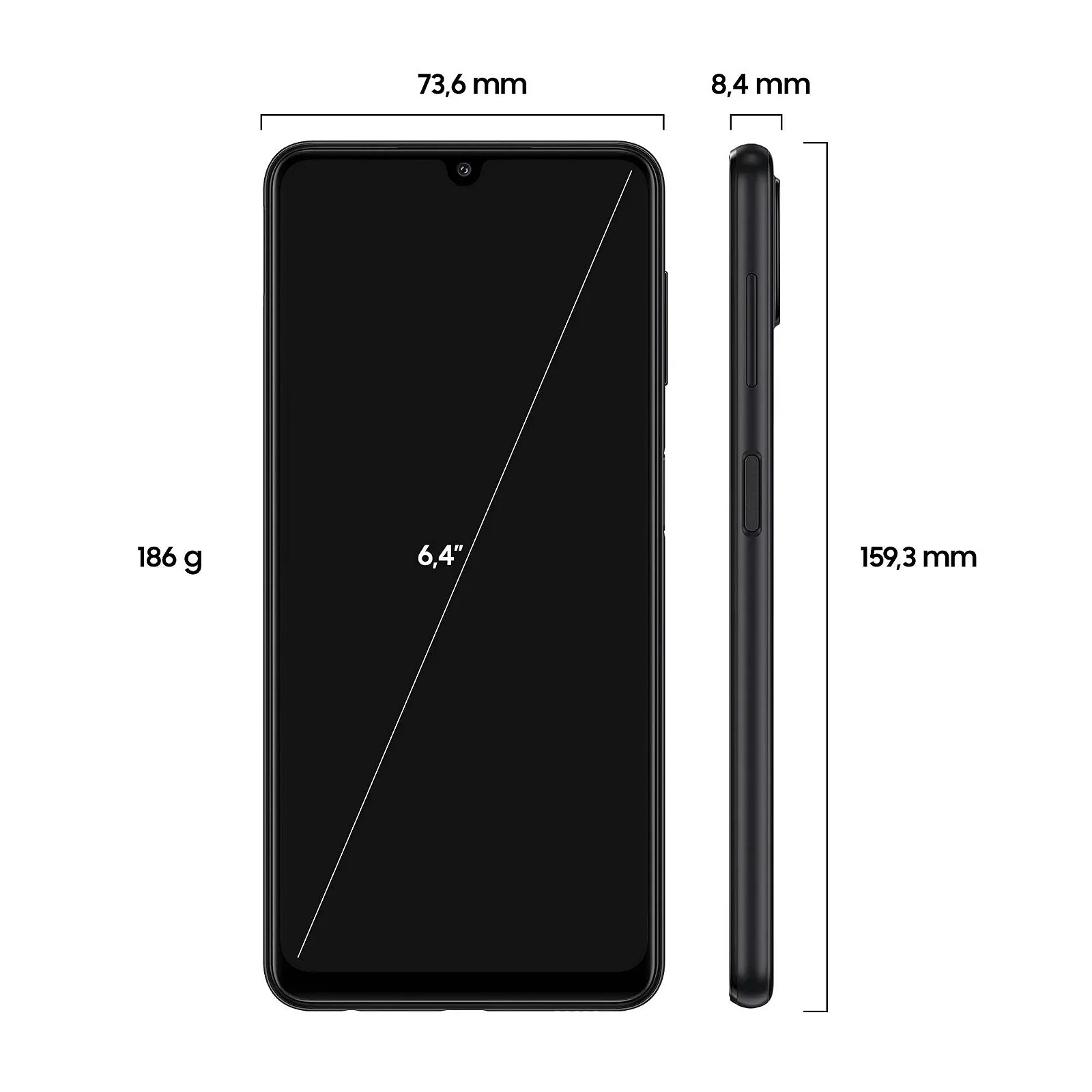 Смартфон Samsung Galaxy A22 6.4 дюйма, 128 GB, Android, Black, фото №2 Смартфон Samsung Galaxy A22 6.4 дюйма, 128 GB, Android, Black, фото №2