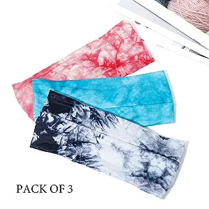 Повязка на голову эластичная в стиле бохо Широкая synthetic.ua - Фото 1