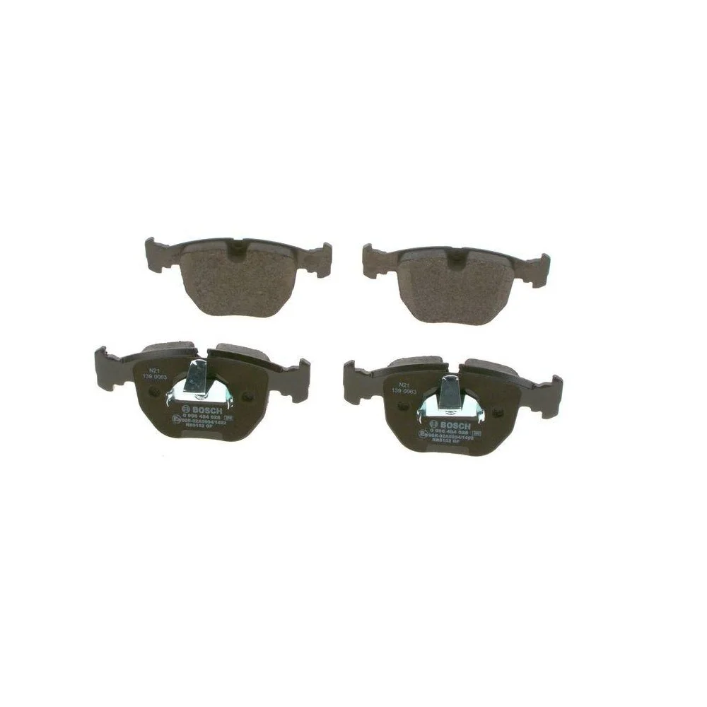 Комплект гальмівних колодок, дискове гальмо BOSCH 0 986 494 028 BMW ROVER передня вісь, фото №1 Комплект гальмівних колодок, дискове гальмо BOSCH 0 986 494 028 BMW ROVER передня вісь, фото №1