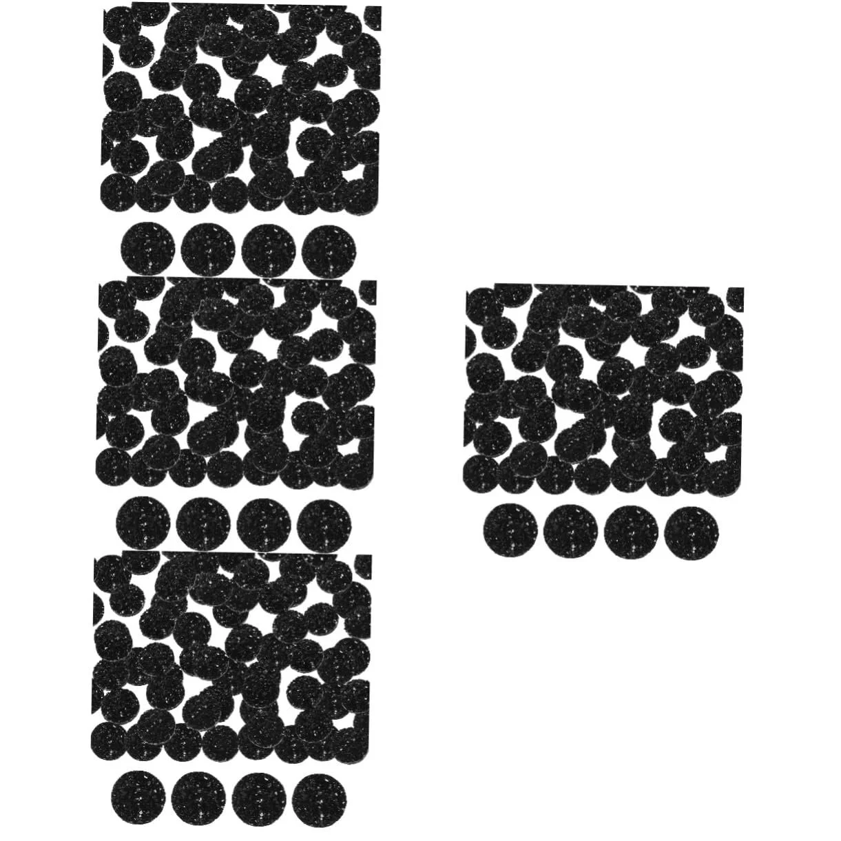 Стрази Плоскі Healeved 400 шт. для DIY прикрас, рукоділля та оздоблення, блискучі камені для творчих проєктів, фото №1