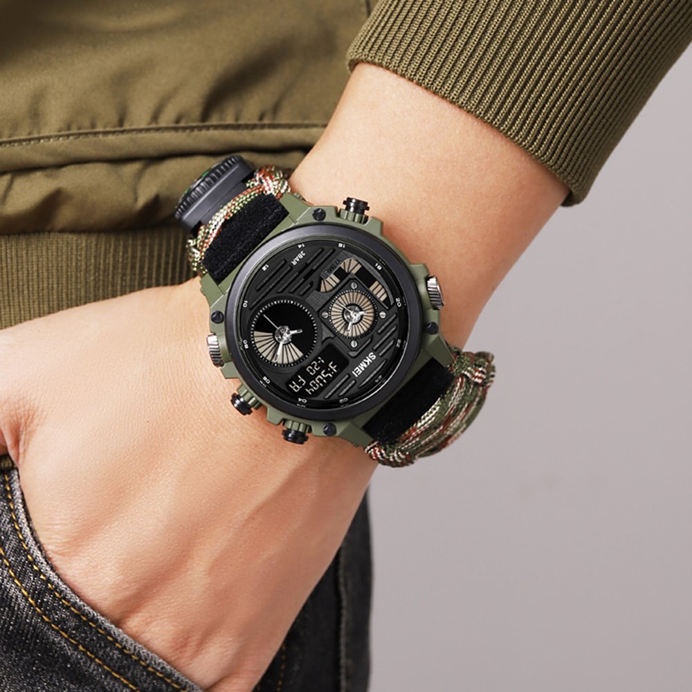 Годинник Skmei 2202NCMGN Camo Green, фото №4