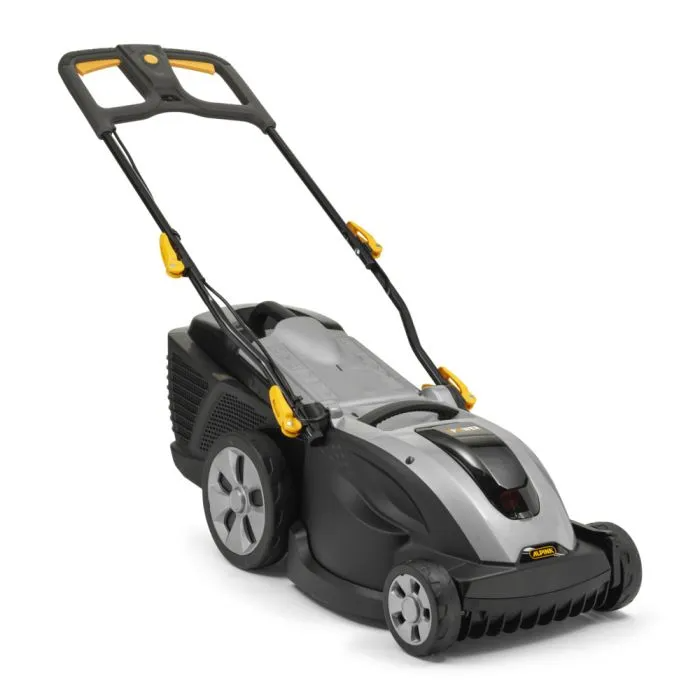 Газонокосарка Alpina Li Kit 48V (4Ah) / 38см / 6 поз. / 350 кв. м / 40 л / Чорна-Сіра, фото №1