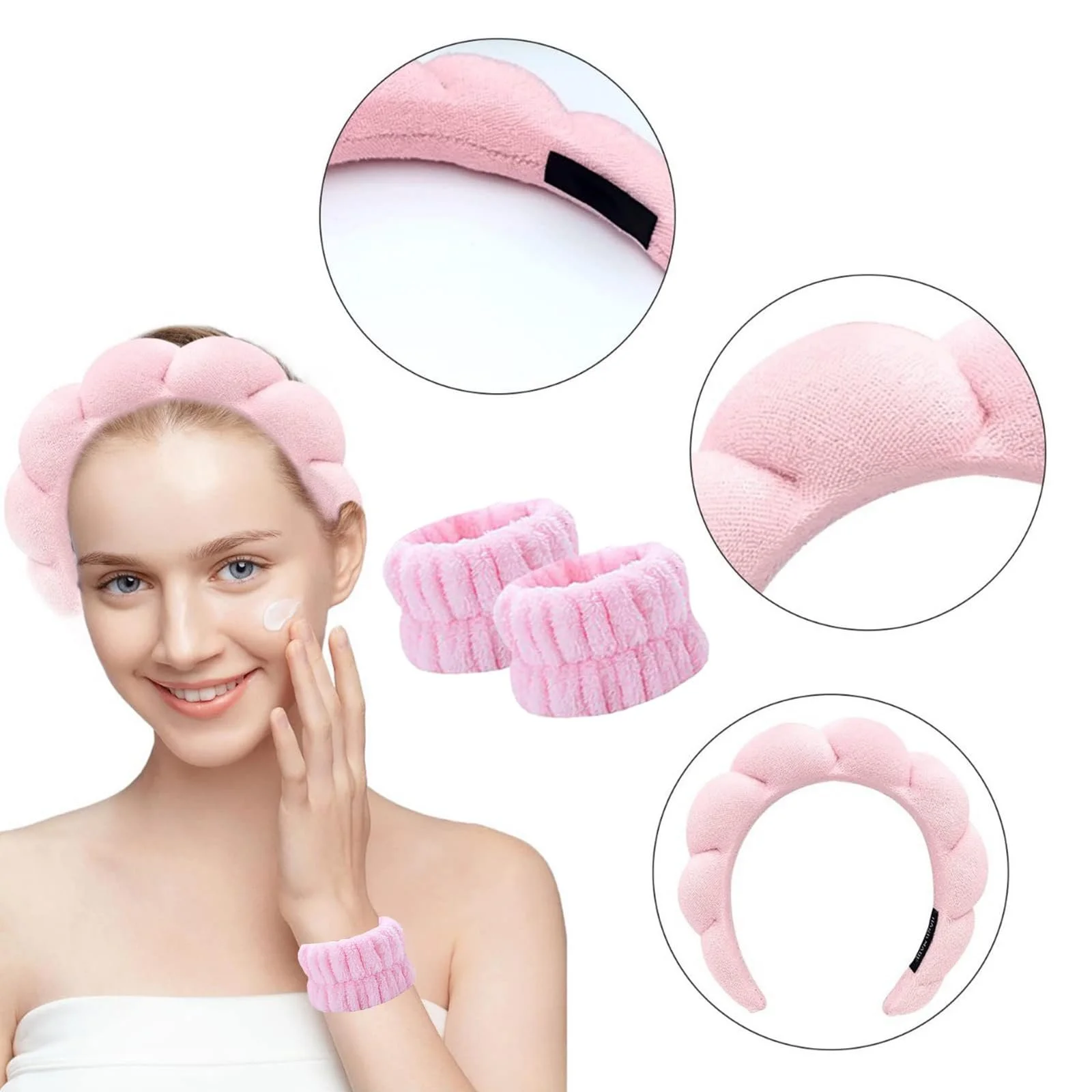 Обруч для волос Розовая, фото №3