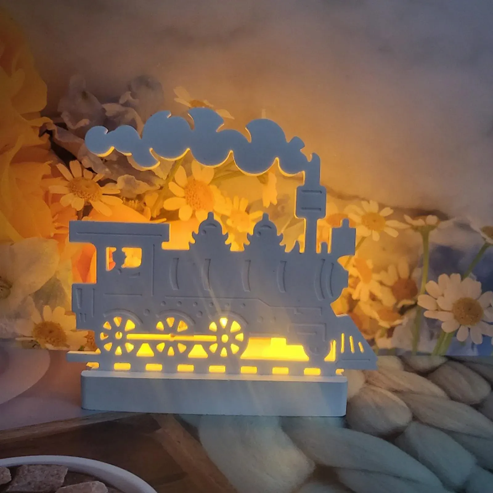 Форма силіконова Dampfbahnform Паровоз для випікання та декору, фото №4