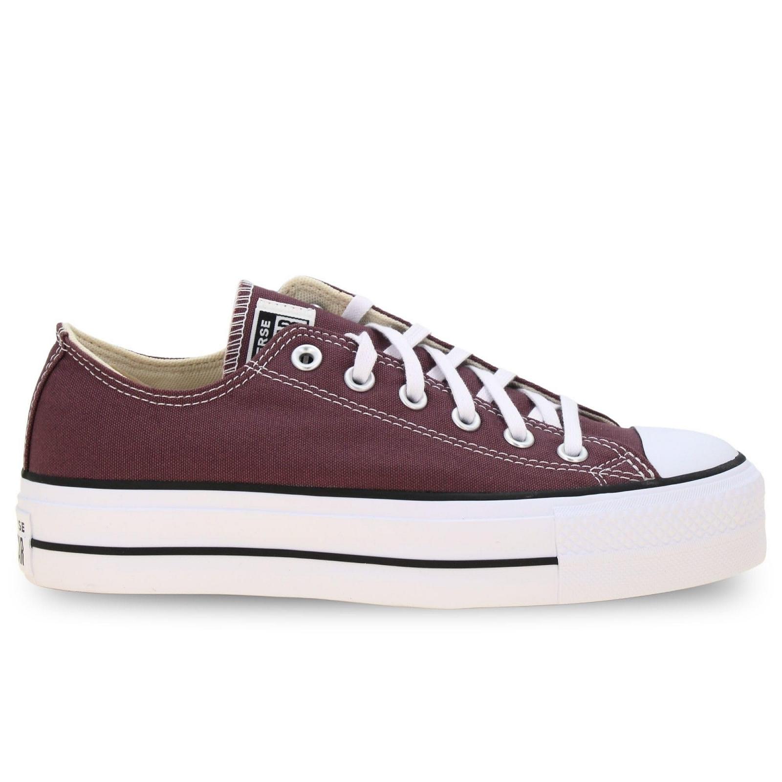 Кеды Converse Chuck Taylor All Star Lift OX Chucks 561681C Черные/Белые, фото №2