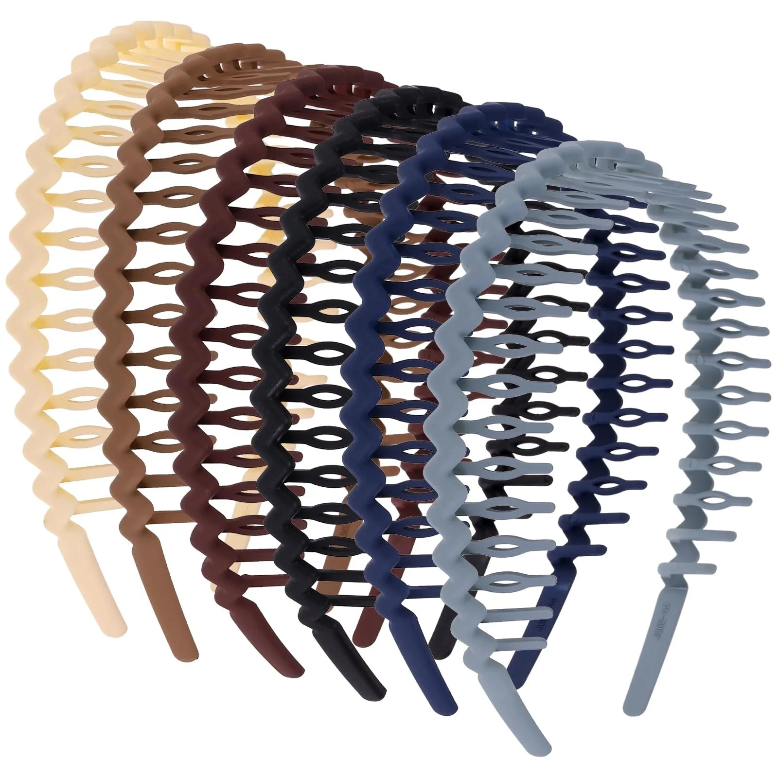 Набір з 6 нековзких обручів для волосся, жіночий, фото №8 Набір з 6 нековзких обручів для волосся, жіночий, фото №8