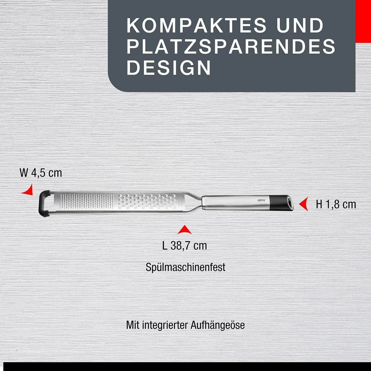 Терка Gefu Primeline Дрібна та крупна, фото №6
